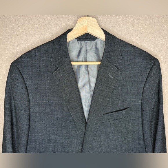 Bonobos Men's Jetsetter Wool Blazer Gray Size 38R Professional Tailored Stretch - Picture 3 of 16